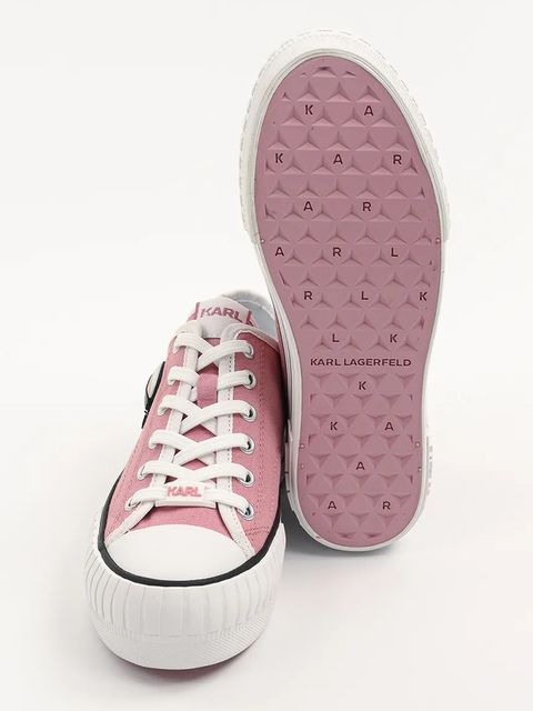 Karl Lagerfeld tenisówki KAMPUS MAX NFT kolor różowy KL60424