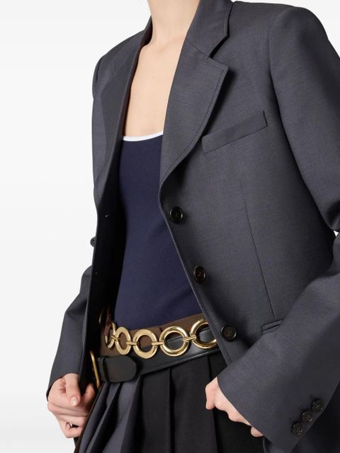Miu Miu single-breasted blazer - Grey