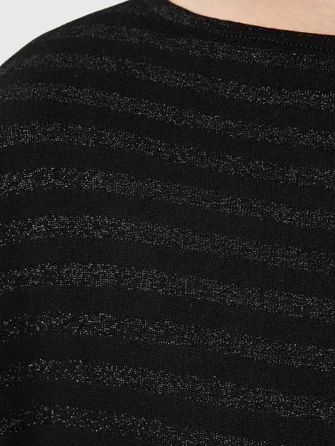 AllSaints sweter damski kolor czarny lekki W012JZ