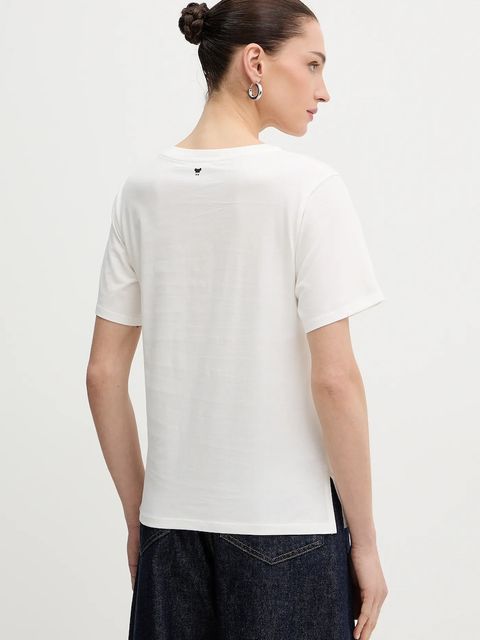 Weekend Max Mara t-shirt bawełniany TENUE damski kolor biały 2615971051600 - zdjęcie produktu nr 2