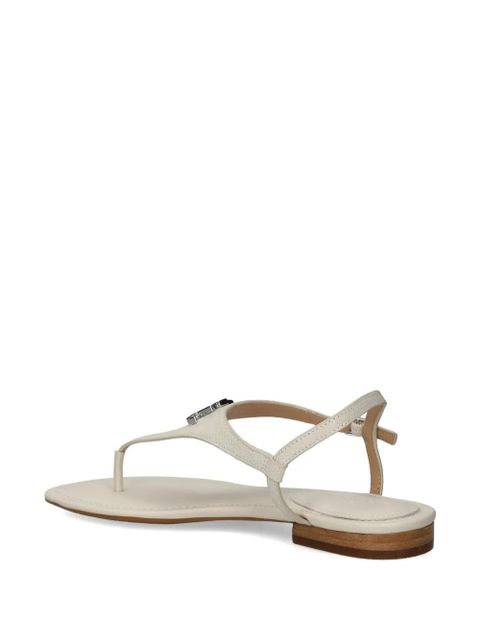 Lauren Ralph Lauren Ellington lizard-embossed leather sandals - White - zdjęcie produktu nr 2
