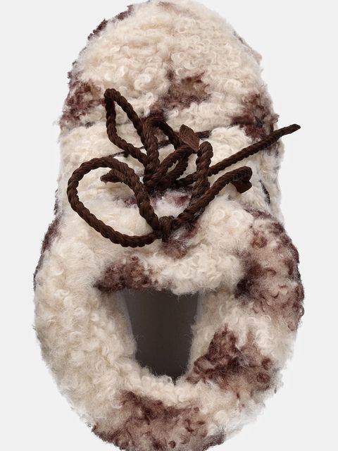 Moon Boot śniegowce MB ICON LOW CURLY kolor beżowy 80D1409690 MM04