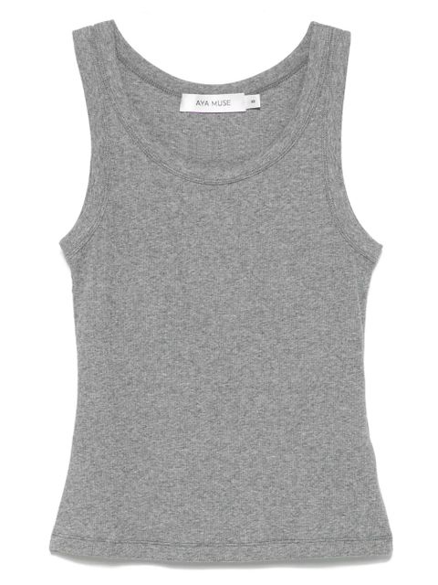 Aya Muse ribbed tank top - Grey - zdjęcie produktu nr 1