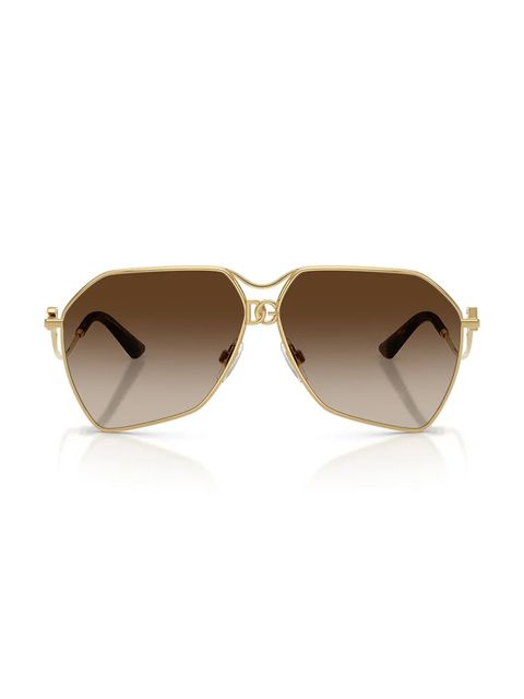 Dolce & Gabbana okulary przeciwsłoneczne damskie kolor złoty 0DG2326