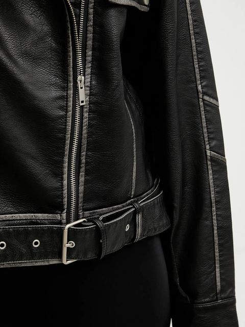 Answear.LAB ramoneska kolor czarny przejściowa