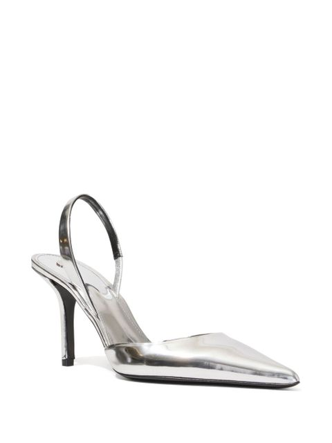 Proenza Schouler Slash Slingback pumps - Silver - zdjęcie produktu nr 2