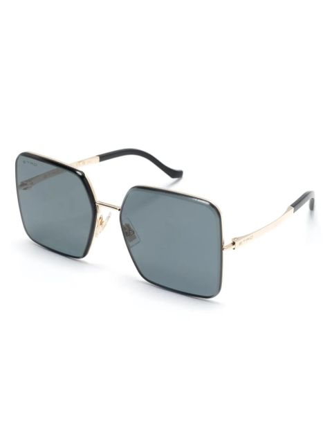 ETRO Luxury Metal oversize-frame sunglasses - Gold - zdjęcie produktu nr 2