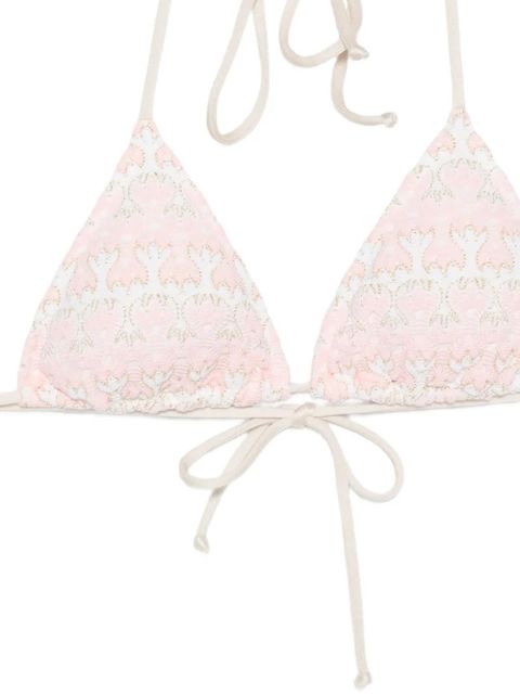 MC2 Saint Barth Levyne embroidered bikini - Pink