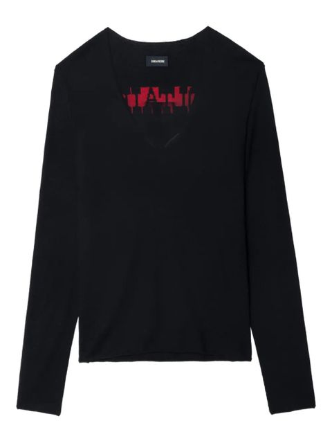 Zadig&Voltaire Nosfa top - Black - zdjęcie produktu nr 1