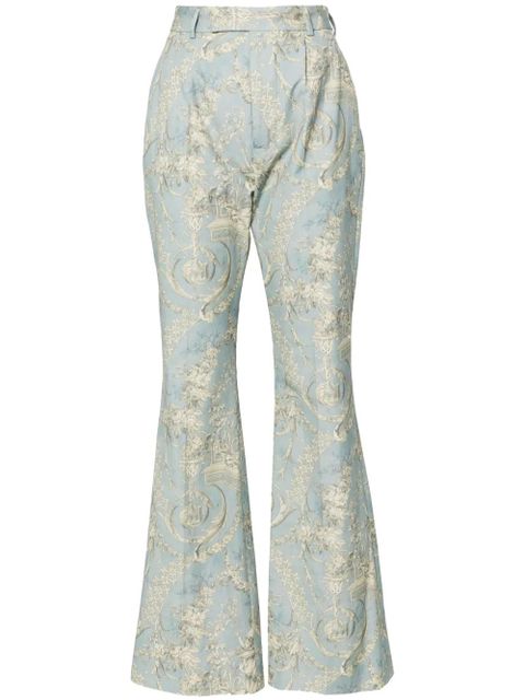 Vivienne Westwood Ray high-waist flared trousers - Blue - zdjęcie produktu nr 1