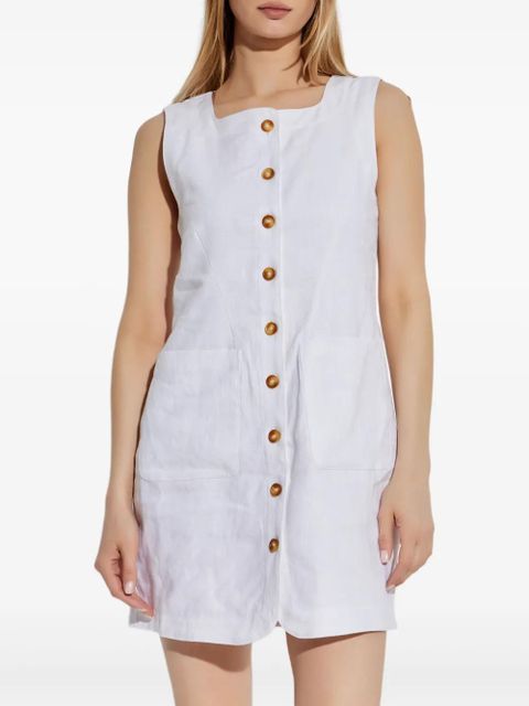 Posse linen mini dress - White - zdjęcie produktu nr 2