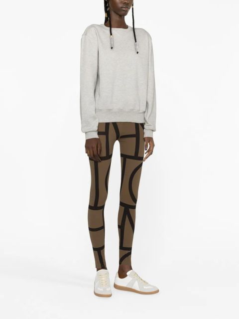 TOTEME crew-neck long-sleeve top - Grey