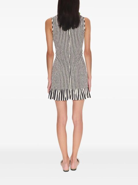 Simon Miller Belle smocked mini dress - Black