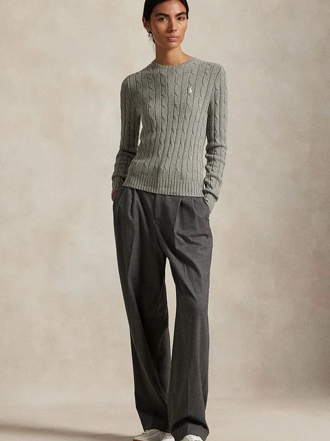 Polo Ralph Lauren sweter damski kolor szary lekki 211971795