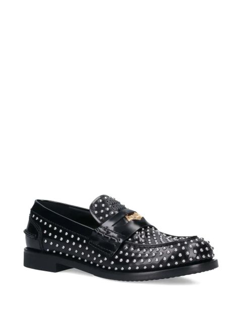 Miu Miu studded penny loafers - Black - zdjęcie produktu nr 2