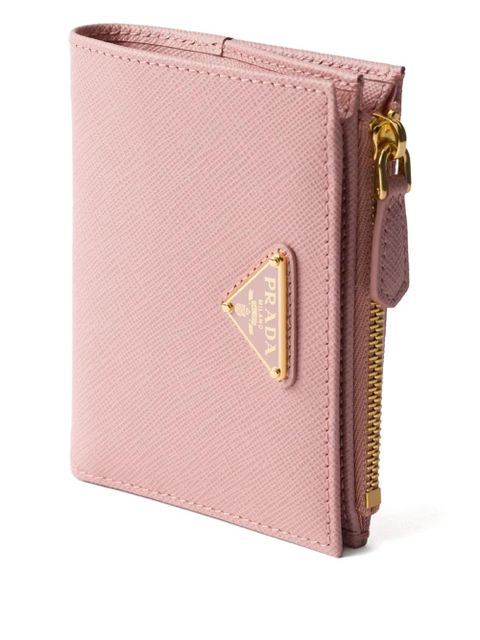 Prada small Saffiano leather wallet - Pink