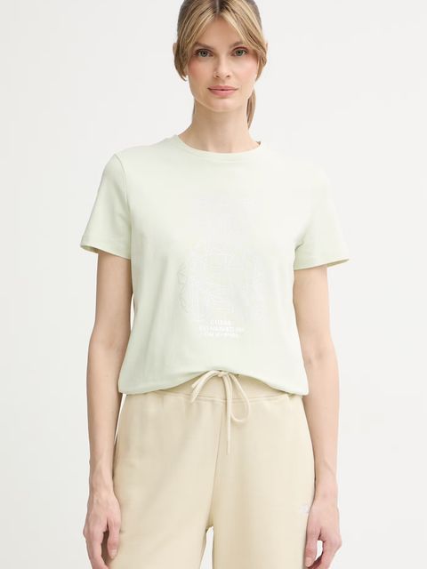 Guess T-shirt damski bawełniany z elastanem ROMY - zdjęcie produktu nr 1