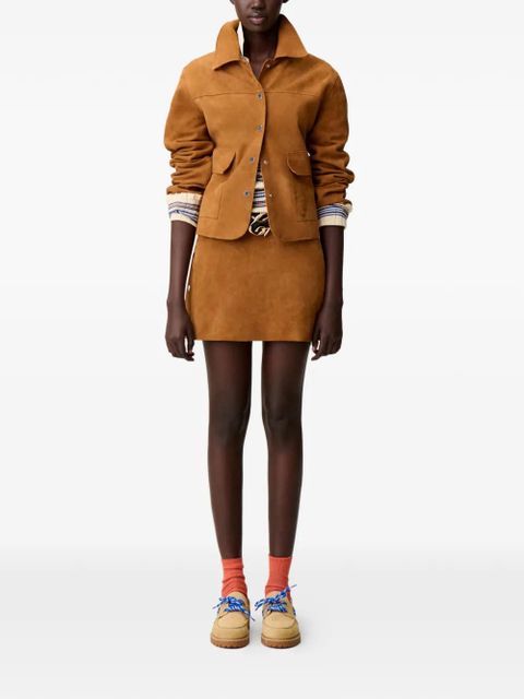 Claudie Pierlot pocket mini skirt - Brown - zdjęcie produktu nr 2