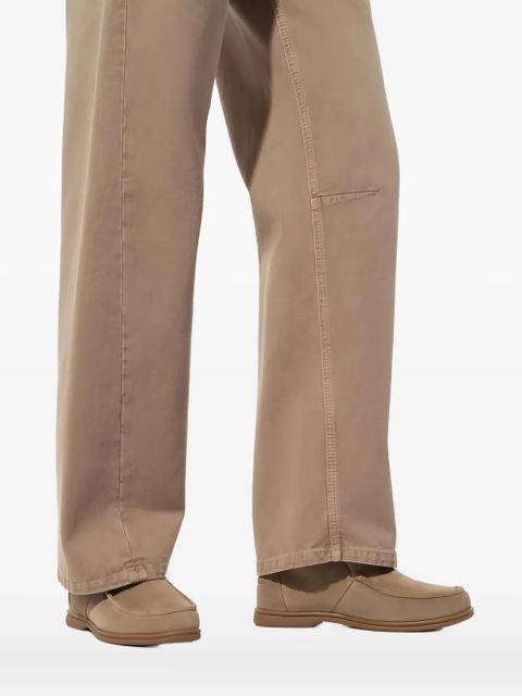 Yves Salomon Merinillo leather slip-on boots - Brown