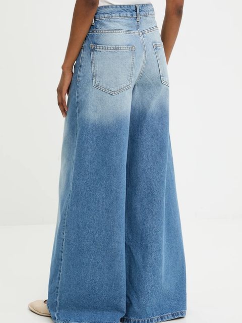 Answear.LAB jeansy bawełniane damskie kolor niebieski