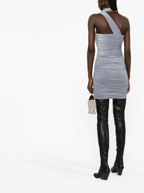 Alexander Wang ruched halterneck minidress - Grey