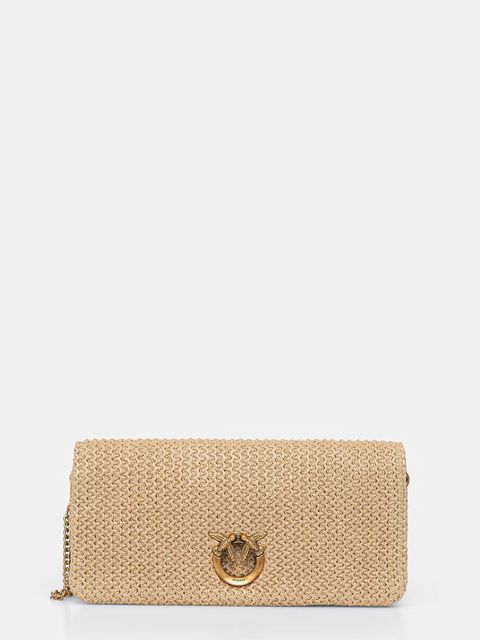 Pinko kopertówka damska pleciona - zdjęcie produktu nr 1