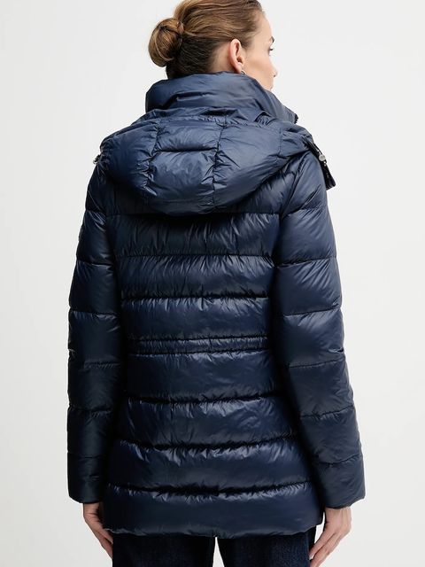 Tommy Hilfiger kurtka puchowa kolor granatowy przejściowa WW0WW47355 - zdjęcie produktu nr 2