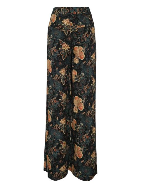 Ulla Johnson Aviva floral-print trousers - Blue - zdjęcie produktu nr 2