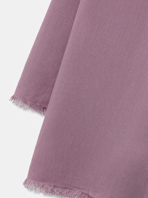 Sisley szal damski kolor fioletowy gładki 6HIKWU024 - zdjęcie produktu nr 2