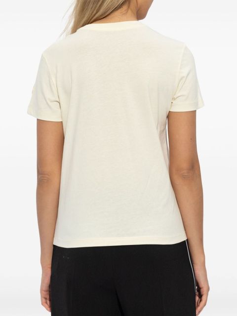 Moncler logo-patch cotton T-shirt - Neutrals