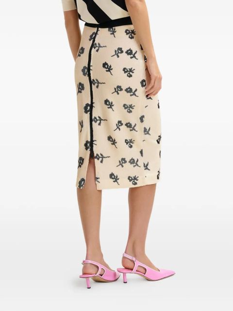 Essentiel Antwerp Jorinda sequinned skirt - Neutrals