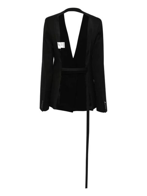 Victoria Beckham Shrunken Collarless jacket - Black - zdjęcie produktu nr 2