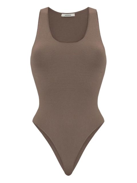 ENTIRE STUDIOS scoop-neck sleeveless body - Brown - zdjęcie produktu nr 1