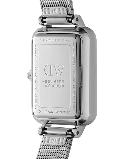 Daniel Wellington zegarek damski kolor srebrny DW00100667