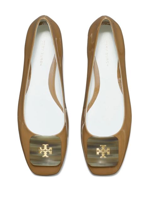 Tory Burch Georgia ballerina shoes - Neutrals