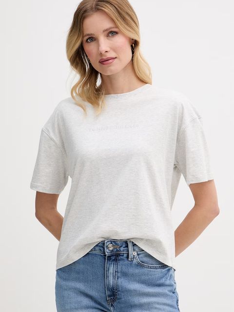 Tommy Hilfiger T-shirt damski bawełniany - zdjęcie produktu nr 1