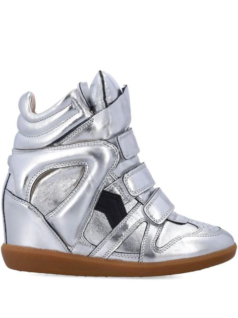 ISABEL MARANT 50mm Bekett touch-strap sneakers - Silver - zdjęcie produktu nr 1