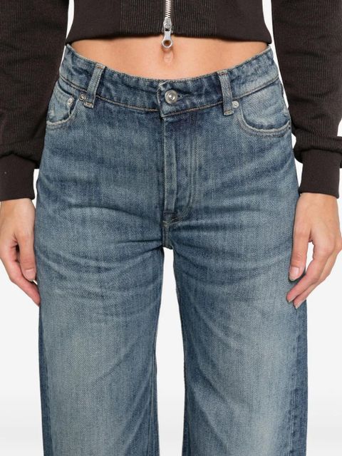 OUR LEGACY ripped-detail trousers - Blue