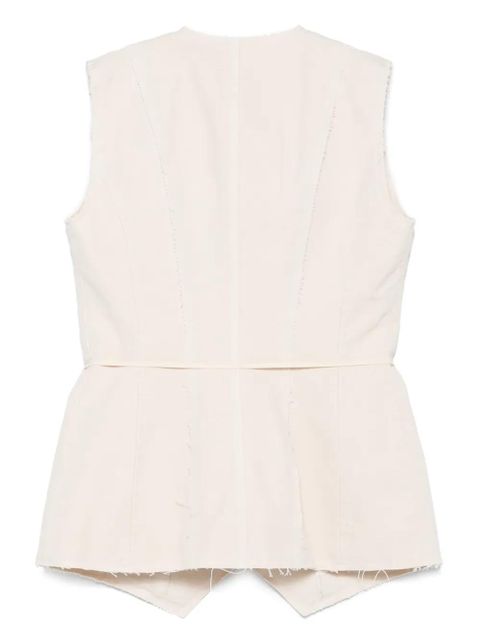 MM6 Maison Margiela cotton top - Neutrals - zdjęcie produktu nr 2