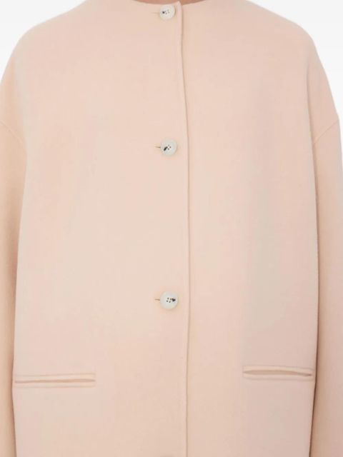 LouLou de Saison KERRY collarless coat - Neutrals