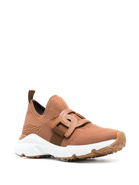 Tod's chain-link detail slip-on sneakers - Brown