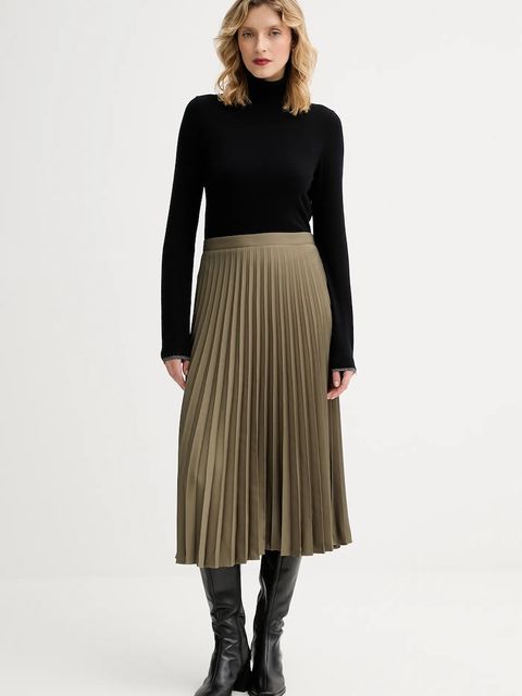 Marc O'Polo spódnica kolor zielony midi rozkloszowana 5000007059 - zdjęcie produktu nr 2