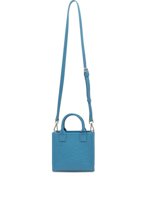 MC2 Saint Barth mini Vanity leather tote bag - Blue - zdjęcie produktu nr 1
