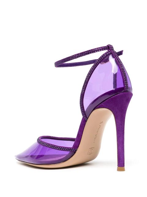 Gianvito Rossi Crystal Sabin crystal pumps - Purple - zdjęcie produktu nr 2