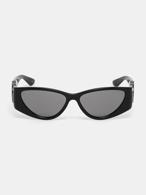 Gucci okulary przeciwsłoneczne damskie kolor czarny GG1824S