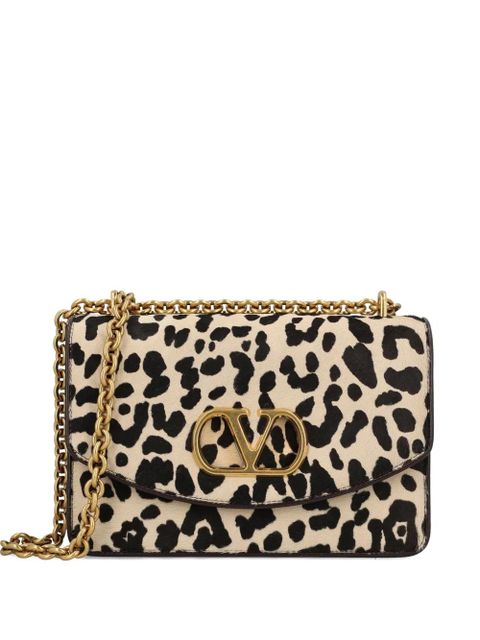 Valentino Garavani leopard-print VLogo shoulder bag - Neutrals - zdjęcie produktu nr 1