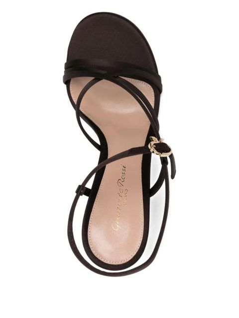 Gianvito Rossi 100mm slingback stiletto sandals - Brown