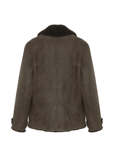 Yves Salomon shearling jacket - Brown - zdjęcie produktu nr 2