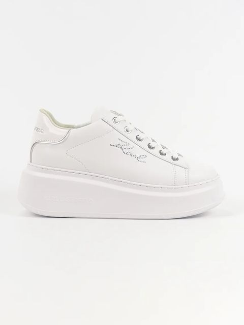 Karl Lagerfeld sneakersy skórzane ANAKAPRI damskie kolor biały KL63518A - zdjęcie produktu nr 1