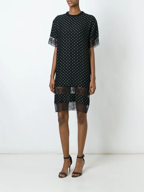 Givenchy lace panel T-shirt dress - Black - zdjęcie produktu nr 2